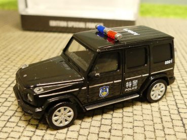 1/87 Herpa MB G-Klasse Police SWAT China Special Forces 8801 940467