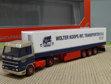 1/87 Herpa Scania 143 Streamline Kühlkoffer-Sattelzug Wolter Koops 316736