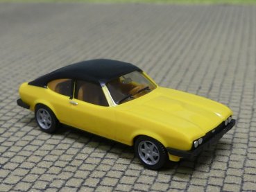 1/87 Herpa Ford Capri II mit Vinyldach daytonagelb 420570-002