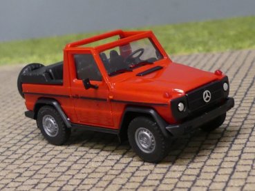 1/87 Herpa MB G Modell Cabrio rot 420860-002