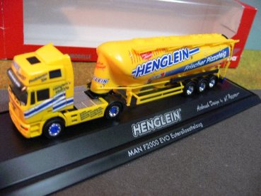 1/87 Herpa MAN F2000 Evo Henglein Euter Silo-Sattelzug 120500