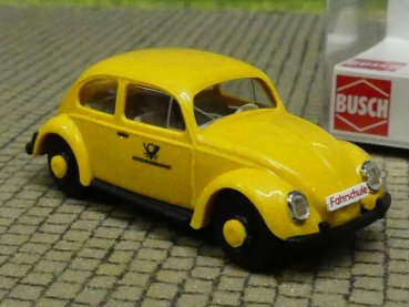 1/87 Busch VW Käfer mit Ovalfenster Deutsche Bundespost Fahrschule 52960