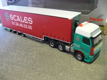 1/87 Herpa Volvo FH 08 SCALES Jumbogardinenpl.-SZ 914109