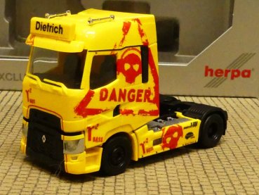 1/87 Herpa Renault T Zugmaschine Dietrich Nutzfahrzeuge / Danger 314183