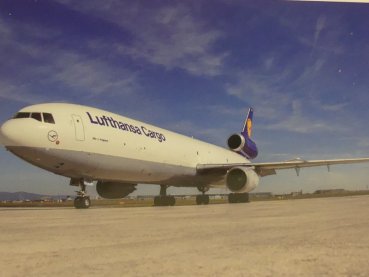 1/500 Herpa Wings McDonnell MD-11F Lufthansa Cargo iBuenos Días México! 503570-006
