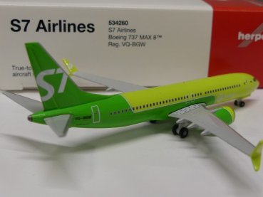 1/500 Herpa Wings Boeing 737 Max 8 S7 Airlines 534260