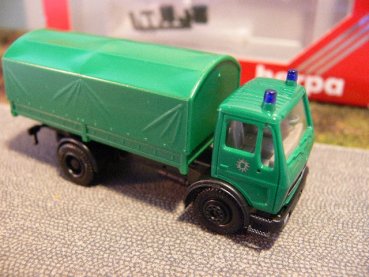 1/87 Herpa MB S80 Polizei Planen-LKW 806024