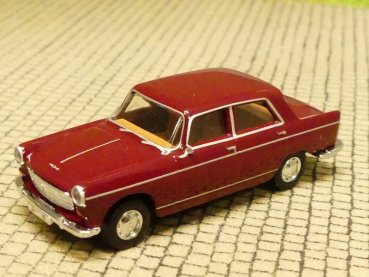 1/87 Brekina Peugeot 404 bordeaux 92984 SAI2323