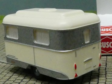 1/87 Busch Nagetusch Wohnwagen beige/silber 51703