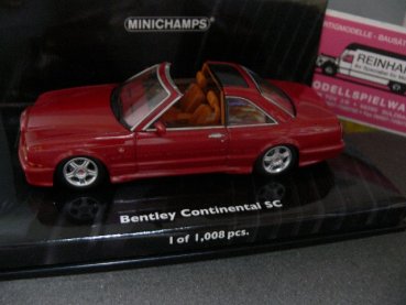 1/43 Minichamps Bentley Continental SC 1996 rotmetallic 436139991