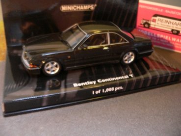 1/43 Minichamps Bentley Continental T 1996 schwarz 436139941