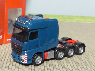 1/87 Herpa MB Actros SLT Zugmaschine ozeanblau 304368-005