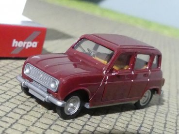 1/87 Herpa Renault R4 weinrot 020190-008