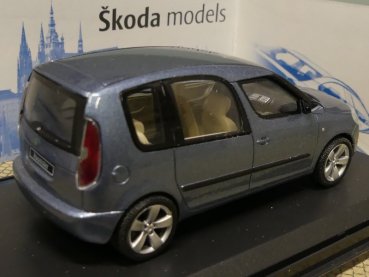 1/43 Abrex Skoda Roomster blaugrau A6