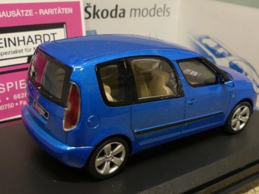 1/43 Abrex Skoda Roomster Ocean Blue metallic A8