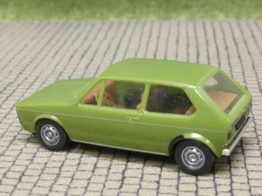 1/87 Brekina VW Golf I taigagrün, Stoßstangen chrom (g1#23)