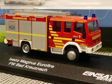 1/87 Rietze Magirus Eurofire Feuerwehr Bad Kreuznach 68311