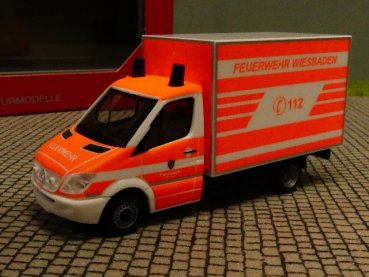 1/87 Herpa MB Sprinter Koffer Feuerwehr Wiesbaden 094511