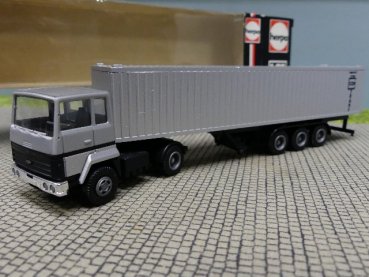 1/87 Herpa Ford Transcontinental CONTRANS silber Container SZ #42