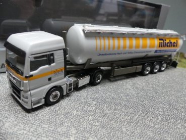 1/87 Herpa MAN TGX XLX Michel Bau GmbH Silo Sattelzug 929127