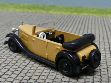 1/87 Brekina Wanderer Cabrio beige Kotflügel schwarz 1704