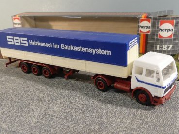 1/87 Herpa MB NG SBS Heizkessel Planen SZ #289