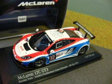 1/43 Minichamps McLaren 12C GT3 Russian Team 24h Spa 2014 #82 437 141382