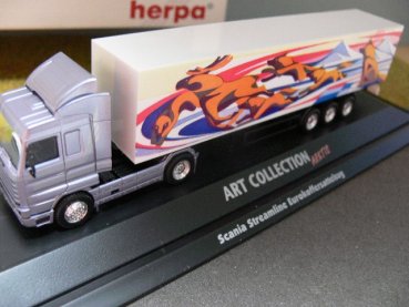 1/87 Herpa PC Scania Streamline Koffer-Sattelzug 045155