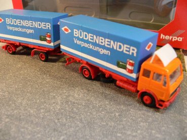 1/87 Herpa MB NG Büdenbender Verpackungen Wechsel Koffer-HZ