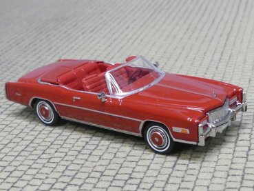 1/87 Brekina Cadillac Eldorado Convertible rot 19758