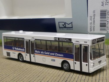 1/87 Rietze MAN SL 202 VWG Oldenburg - Oldenburger Volksbank eG 72129