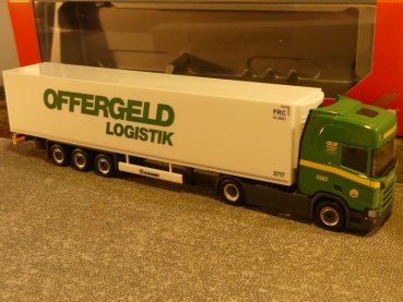 1/87 Herpa Scania CR HD Kühlkoffer Sattelzug Offergeld Logistik 308755