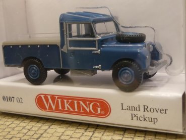 1/87 Wiking Land Rover Pickup azurblau 0107 02