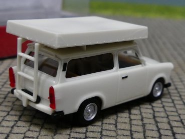 1/87 Herpa Trabant 601 mit Dachzelt perlweiss 024181-002