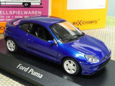 1/43 Maxichamps Ford Puma 1998 blaumetallic  940 086521