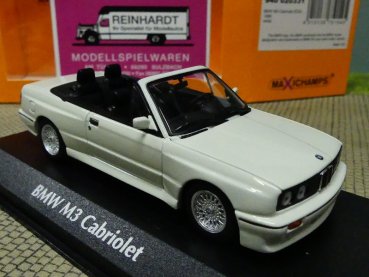 1/43 Maxichamps BMW M3 Cabriolet 1988 weiß  940 020331