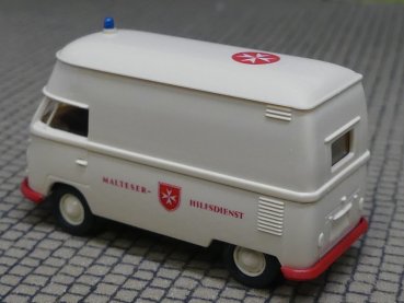 1/87 Brekina # 0925 VW T1 b Malteser Hilfsdienst Hochdach Kasten