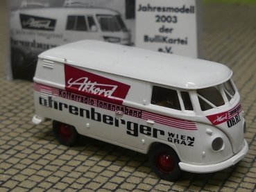 1/87 Brekina # 0926 VW T1 b K Ohrenberger Sondermodell 2003 BulliKartei