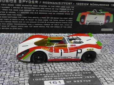 1/43 Minichamps Porsche 908/02 Spyder Redman/Siffert 1 of 999 pcs.