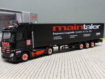 1/87 Herpa MB Actros maintaler Planensattelzug