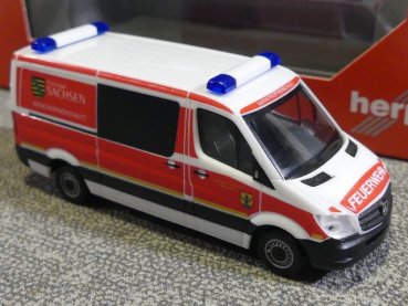 1/87 Herpa MB Sprinter Kasten Katastrophenschutz Freistaat Sachsen 093354