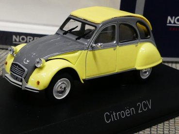 1/43 Norev Citroen 2 CV Dolly 1985 gelb/grau 151398