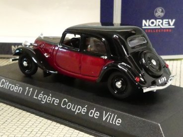 1/43 Norev Citroen 11 Legere Coupe de Ville 1935 dunkelrot/schwarz 153050