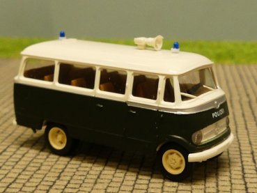 1/87 Brekina MB 319 Polizei weiß grün Bus 36161