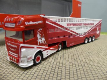 1/87 Herpa DAF XF Viehtransporter-Sattelzug Thomas Werner 315449