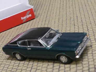 1/87 Herpa Ford Taunus Coupé (Knudsen) dunkelgrün metallic 033398-002