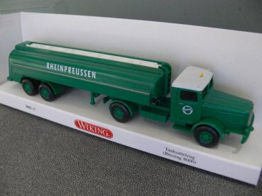 1/87 Wiking Büssing 8000 Rheinpreussen Tank-Sattelzug 0882 49