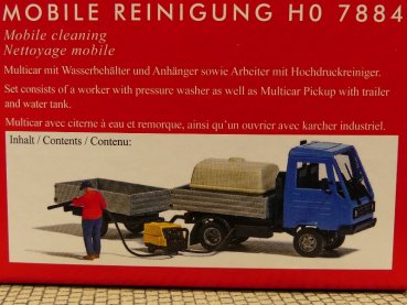 1/87 Busch Mobile Reinigung Bausatz 7884