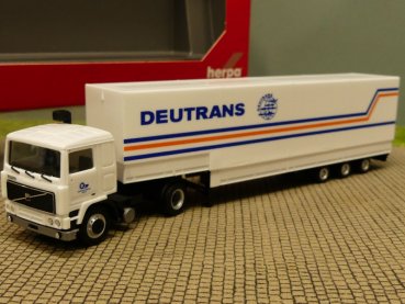 1/87 Herpa Volvo F 12 Deutrans Jumboplanen-Sattelzug 312127