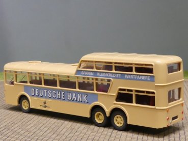 1/87 Brekina MB O 317 1 1/2 Decker KVG Deutsche Bank